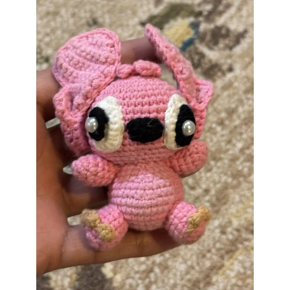 Angel - Lilo and Stitch Inspired Disney Plush Handmade Crochet Ohana 3.5”
